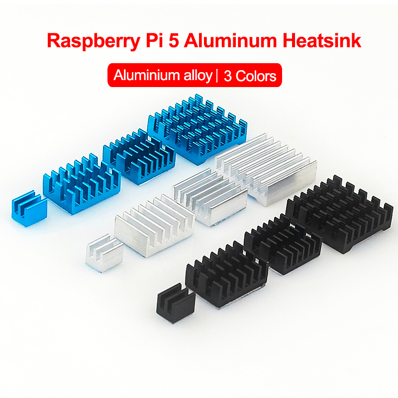 Raspberry Pi Water Cooling Kit - Raspberry Pi 5 Aluminum Heatsink Passive