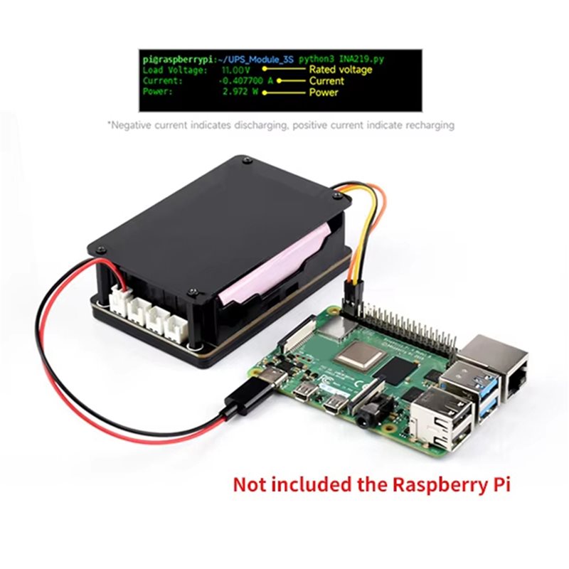 A96K-2X For Raspberry Pi 5 UPS - огляд і ціна Raspberry Pi Uninterrupted Power Supply Ups 18650