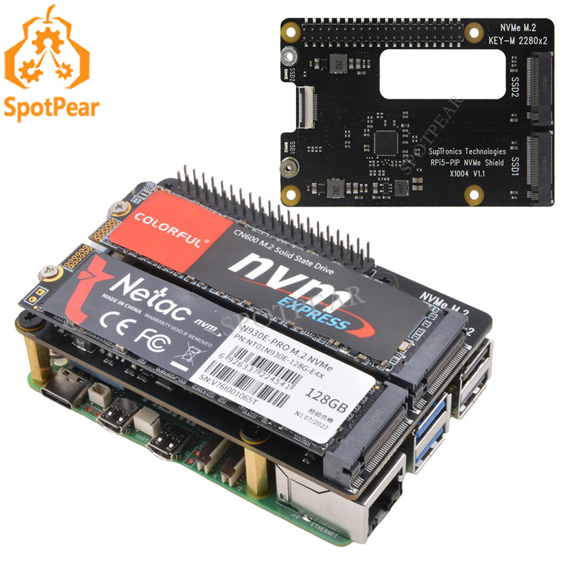 X1004 Raspberry Pi 5 PCIe to M - огляд і ціна Raspberry Pi 5 8Gb Board