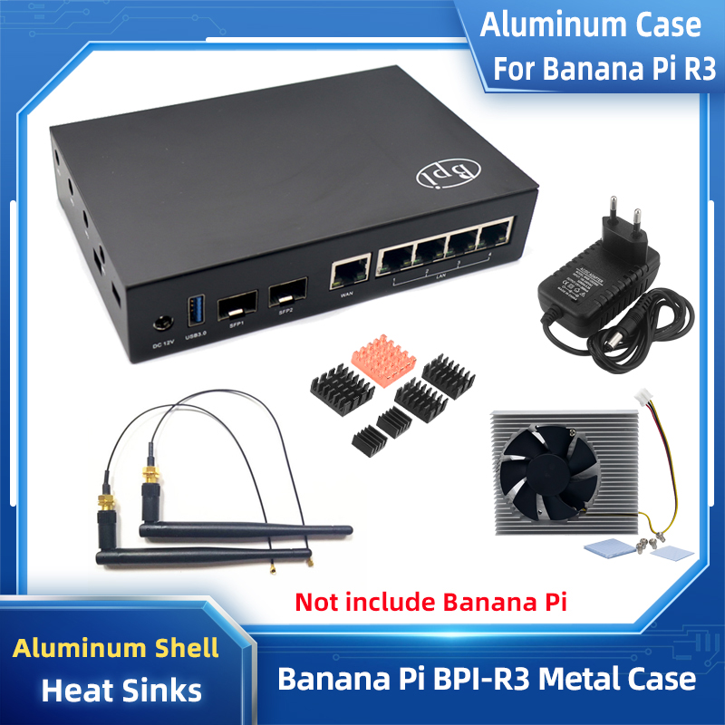 Banana Pi R3 Aluminum Case Pro - огляд і ціна Argon One V3 M.2 Nvme Case